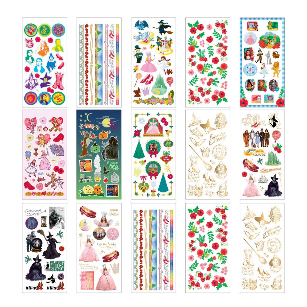 Wizard of Oz Licensed Sticker Book Over 500 Stickers