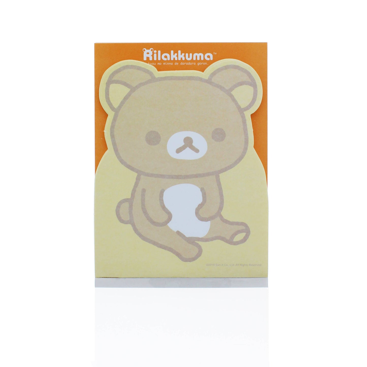 Rilakkuma A6 Notepad – Officially Licensed Kawaii Stationery | 60 Sheets & Die-Cut Pages