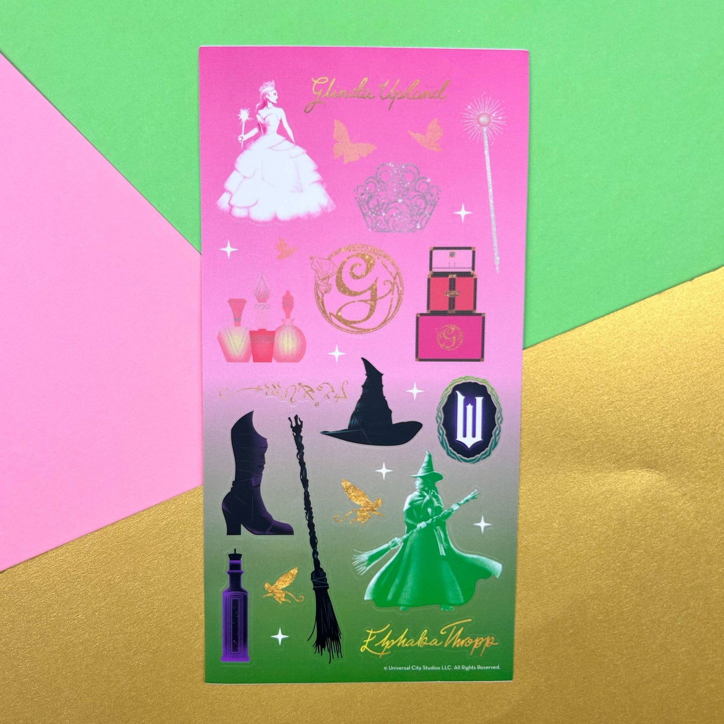 Wicked 27 set of Officially Licensed Stickers