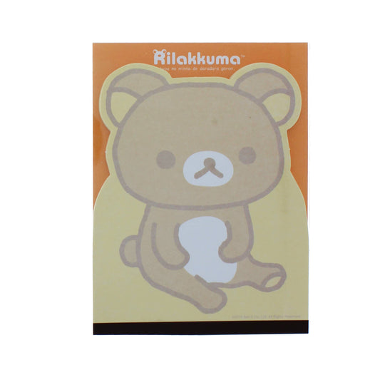 Rilakkuma A6 Notepad – Officially Licensed Kawaii Stationery | 60 Sheets & Die-Cut Pages