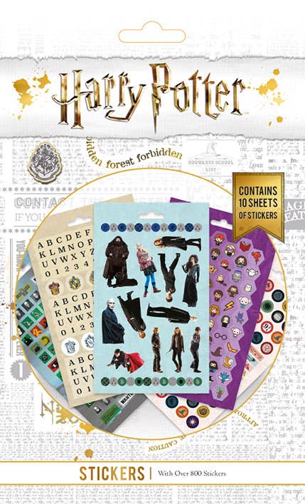 Harry Potter 800 Sticker Set – Official Licensed Hogwarts Stickers for Kids & Fans