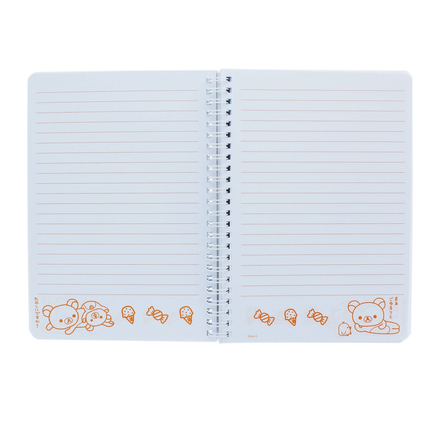 Rilakkuma A5 80 Sheet Licensed Notebook – Cute Kawaii Stationery