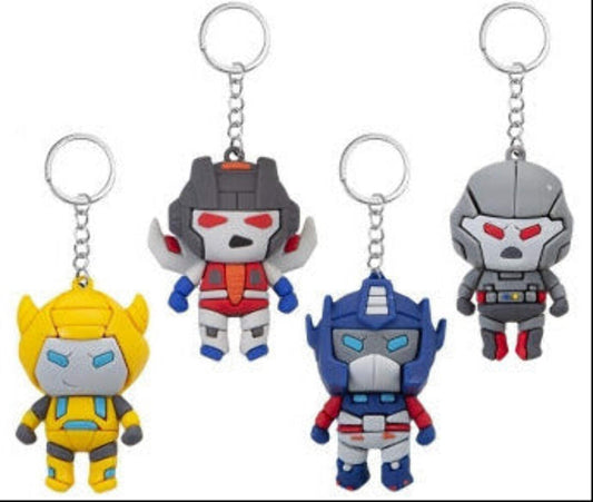 Transformers 3D Keychain 6cm – Optimus Prime, Bumblebee, Megatron, Starscream |