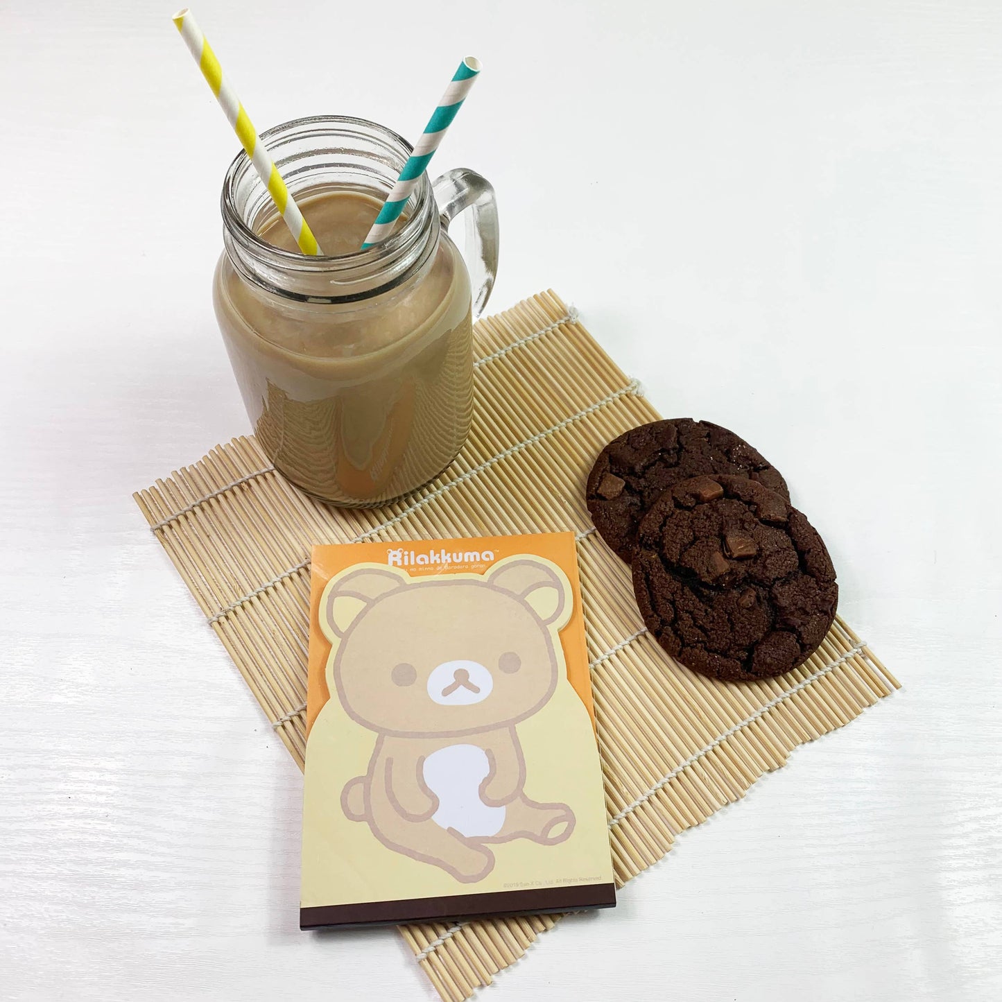 Rilakkuma A6 Notepad – Officially Licensed Kawaii Stationery | 60 Sheets & Die-Cut Pages