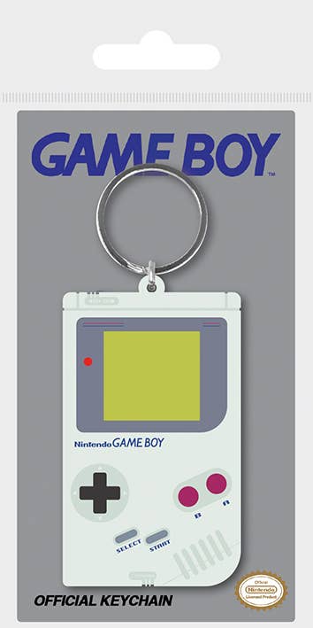 Nintendo Gameboy Retro Keychain – PVC Classic Gaming Keyring