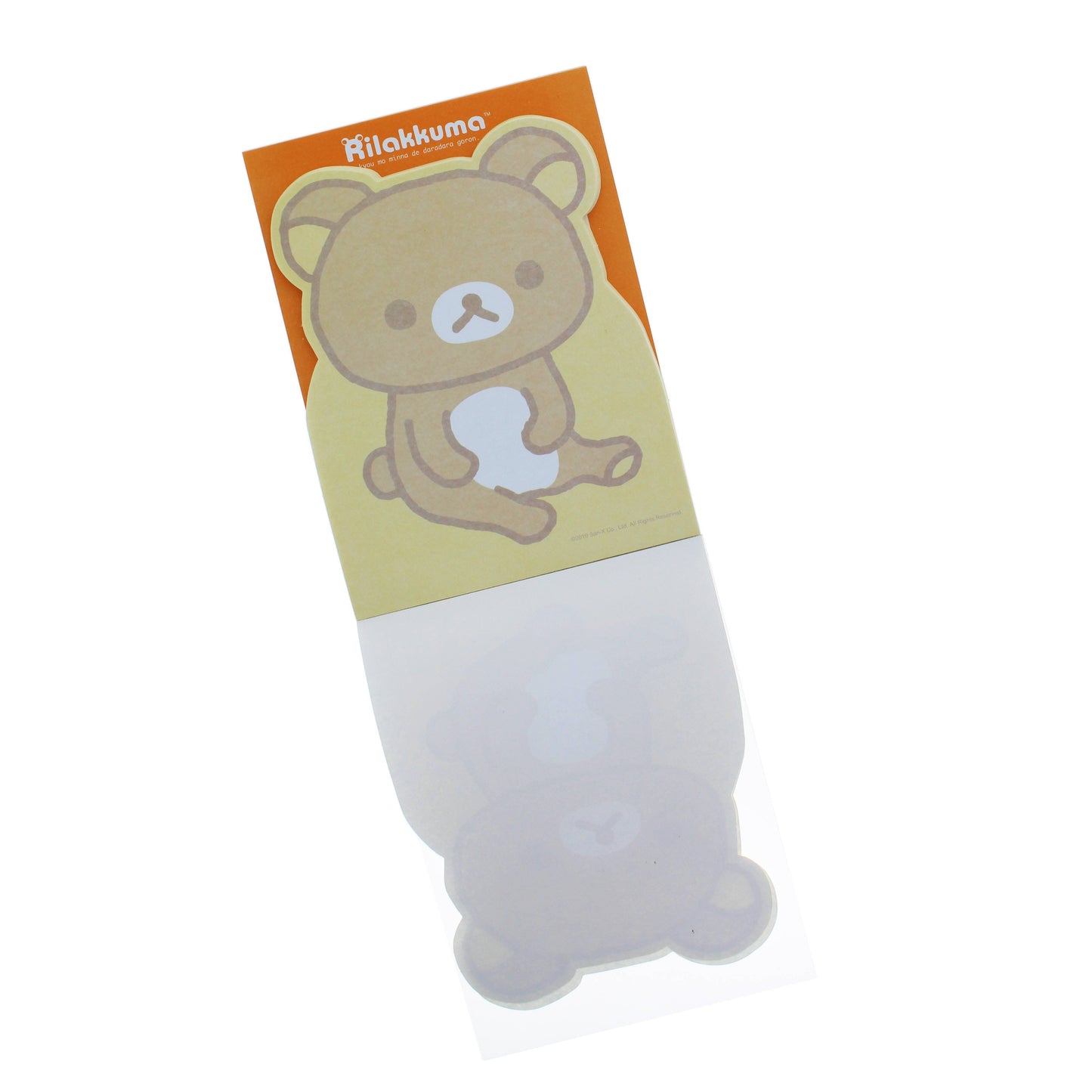 Rilakkuma A6 Notepad – Officially Licensed Kawaii Stationery | 60 Sheets & Die-Cut Pages