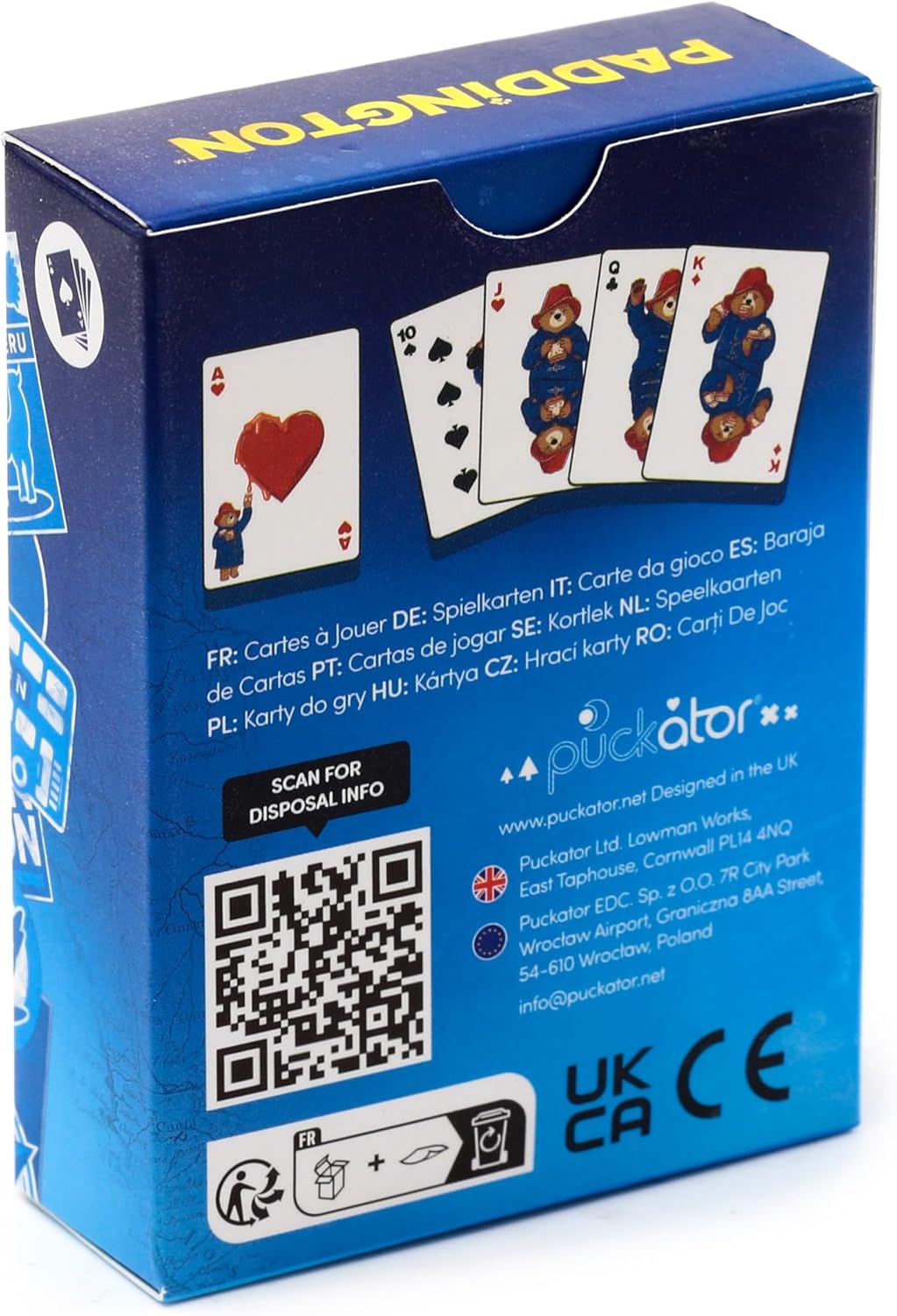 Paddington Bear Playing Cards – Official Licensed Deck – Classic Themed Gift
