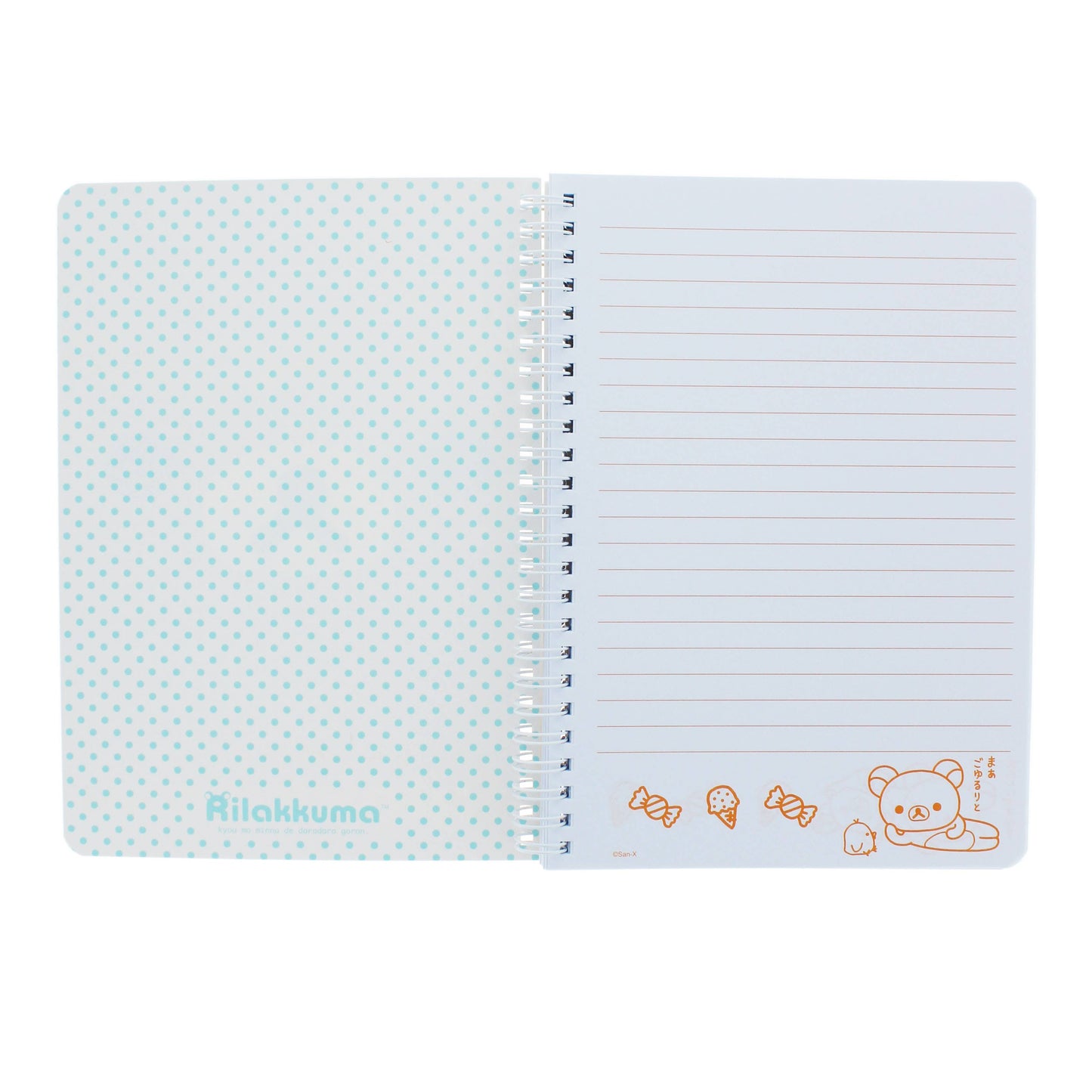 Rilakkuma A5 80 Sheet Licensed Notebook – Cute Kawaii Stationery