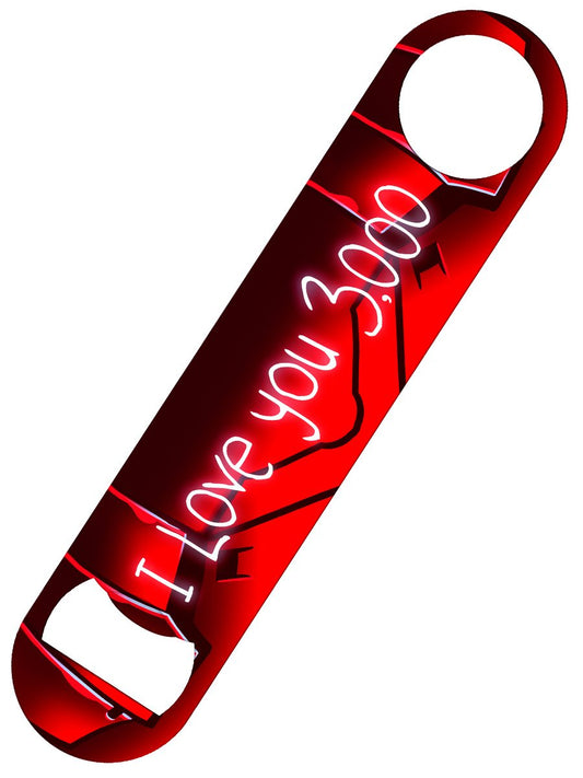 Marvel Comics Avengers End Game Bar Blade Bottle Opener - I Love You 3000