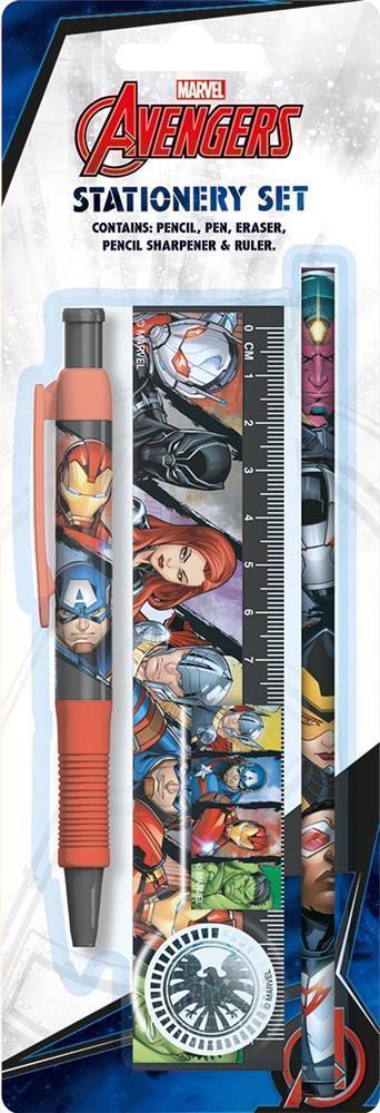 Marvel Comics Avengers 5 piece Stationery Set