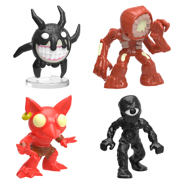 Roblox Doors Minifigure Collector 4PK - Glow In The Dark Screech, Seek, El Gobli