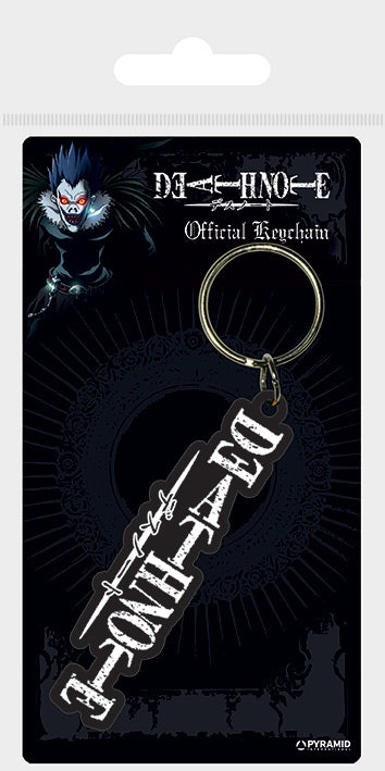 Death Note Text Licensed Rubber Keyring