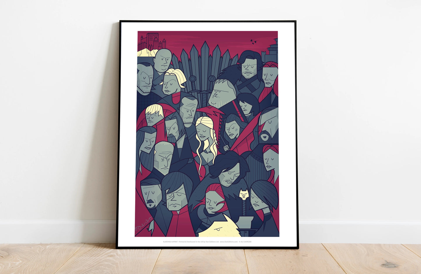 Pop-Art-Drucke Game of Thrones Kunstdruck 11 x 14 Zoll