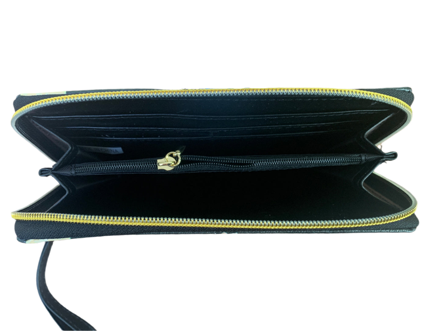 Classic Movie Monsters Themed Zip-around Purse with Carry Handle