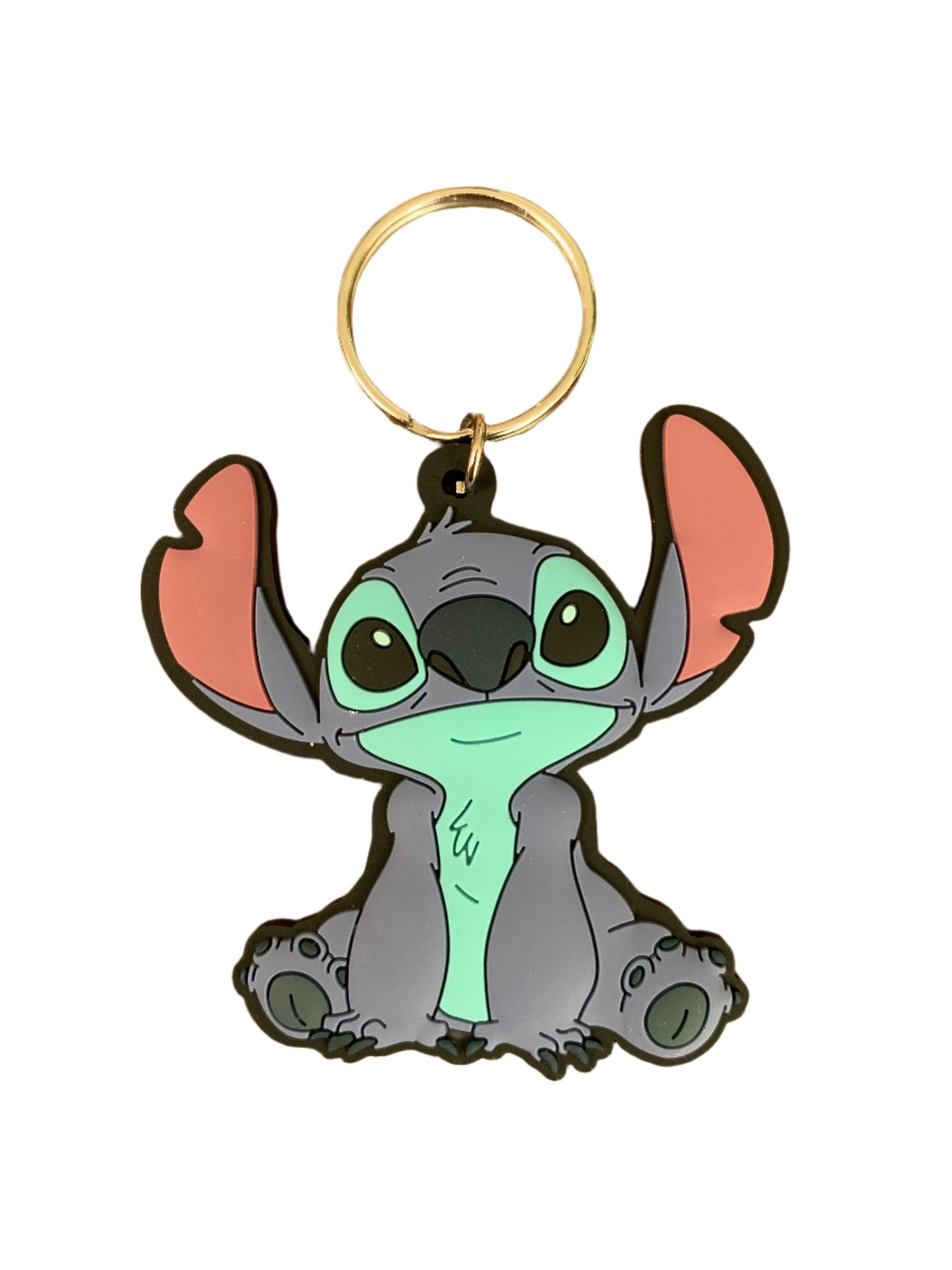 Disney Lilo & Stitch 2D Character Keyring | Angel Leroy Lilo Flower | Licensed Keychain Gift