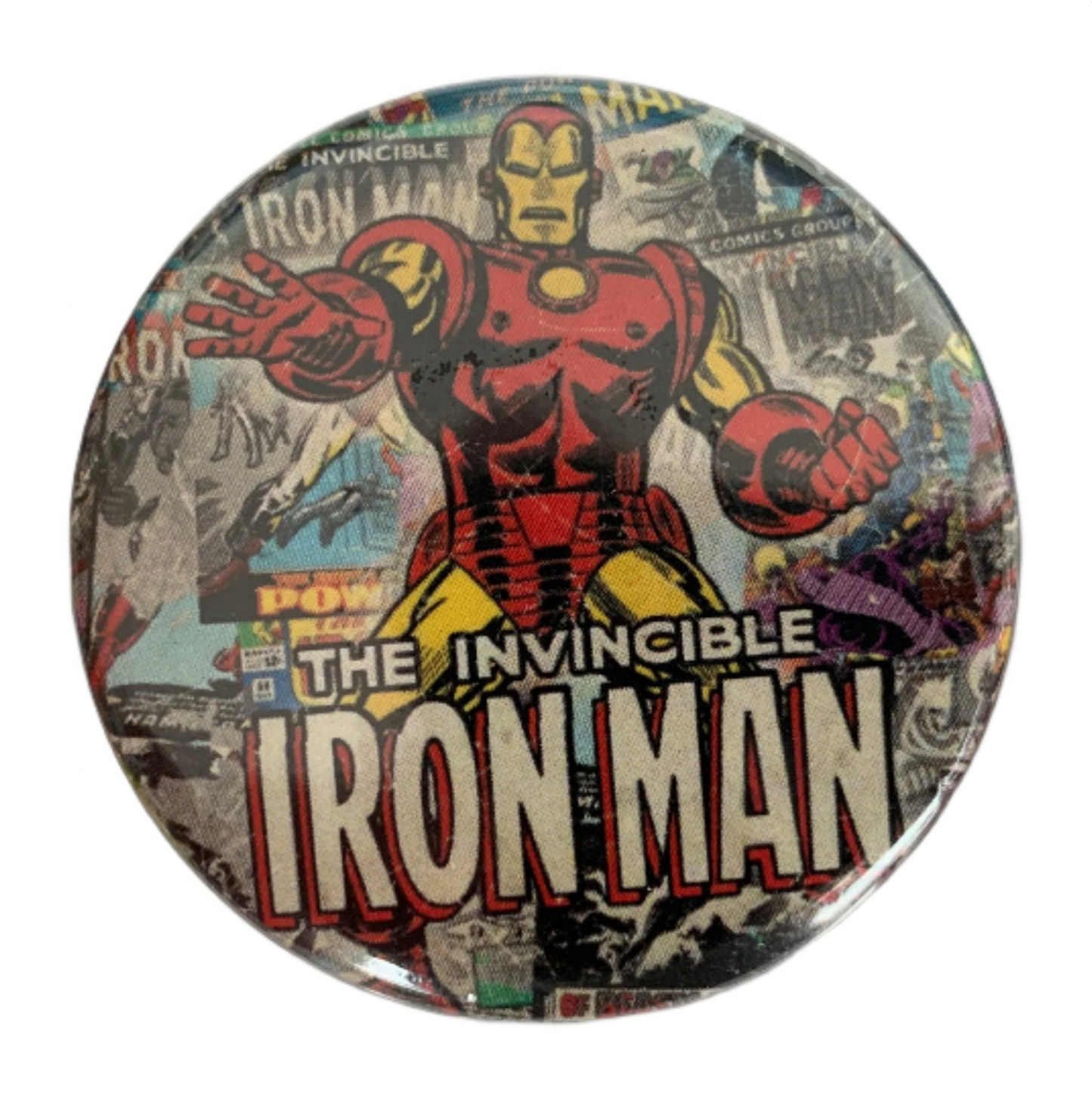 Marvel Comics Badge Pack – Set of 5 Superhero Badges Featuring Hulk, Iron Man & More