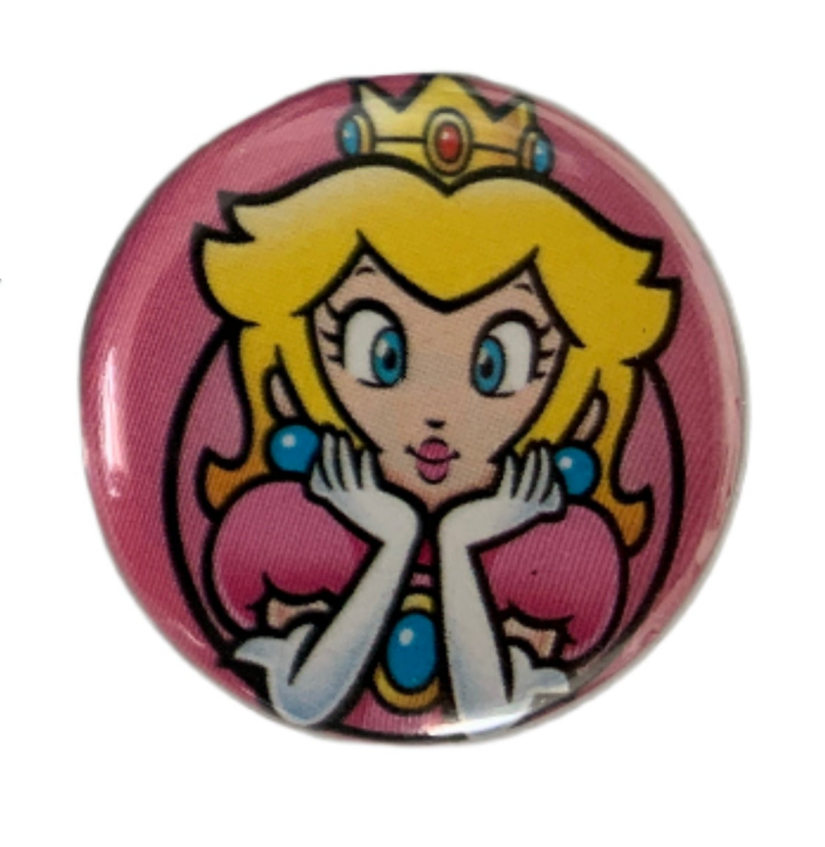 Nintendo Super Mario Badge Pack – Set of 5 Character Pins Featuring Mario, Bowser & Peach