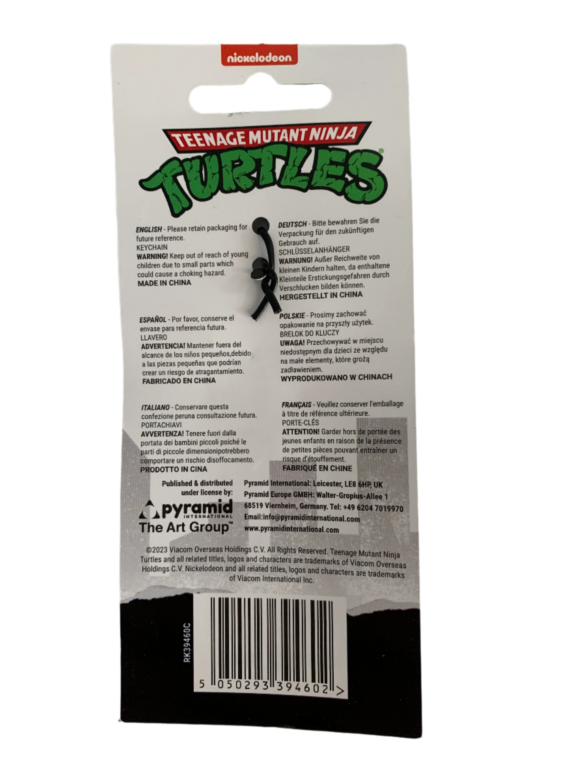 Package of Teenage Mutant Ninja Turtles toy on a white background