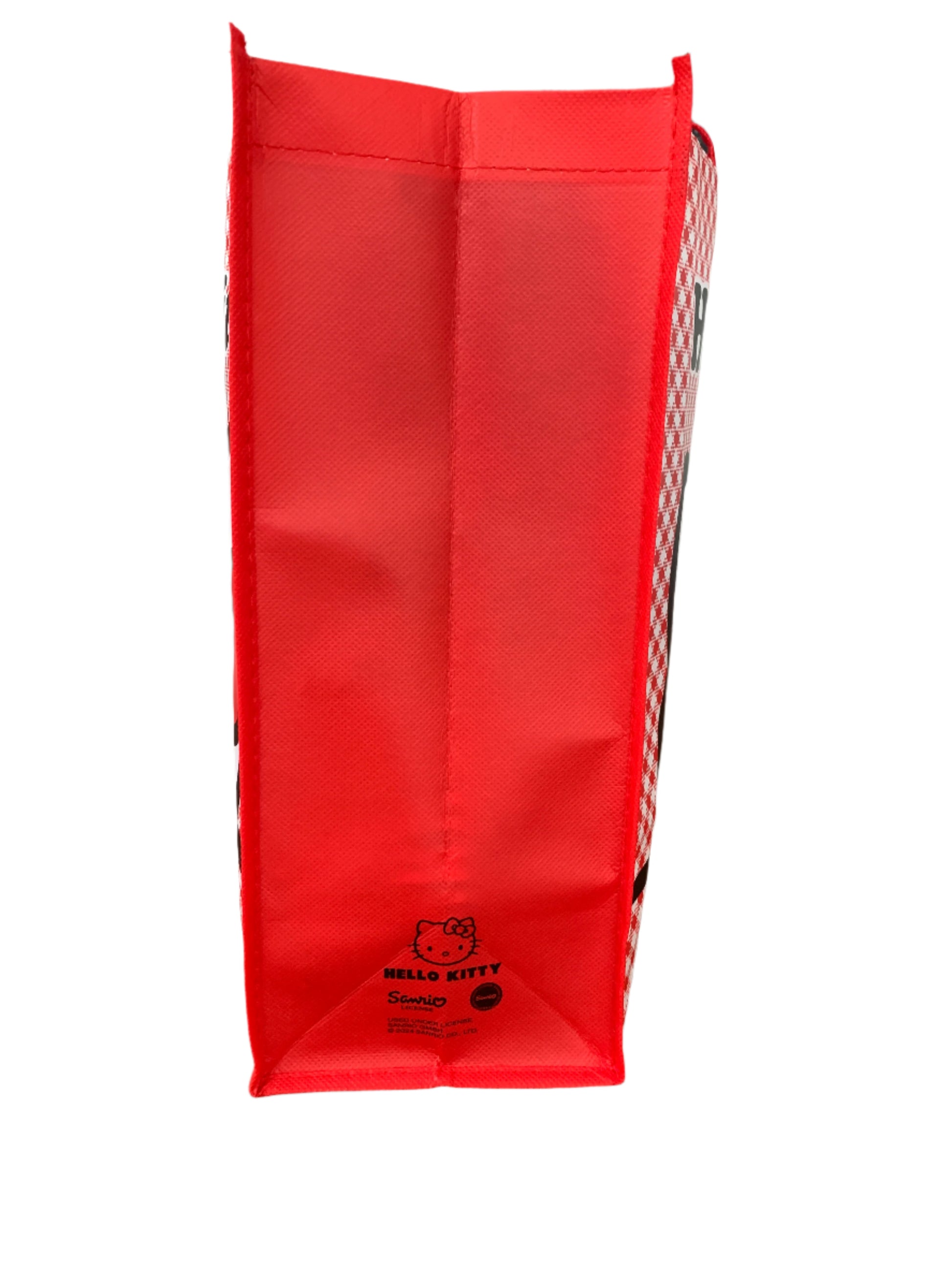 Red fire extinguisher cover with a brand logo on a white background