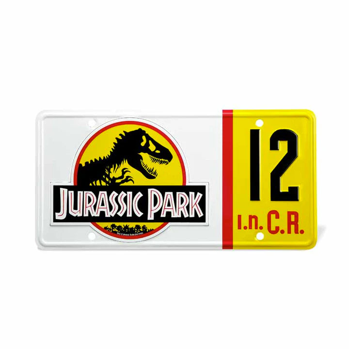 Jurassic Park Nedry Replica License Plate β Collectible Movie Memorabilia