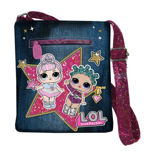 L.O.L Surprise Denim Glamour Shoulder Bag - Licensed LOL Product