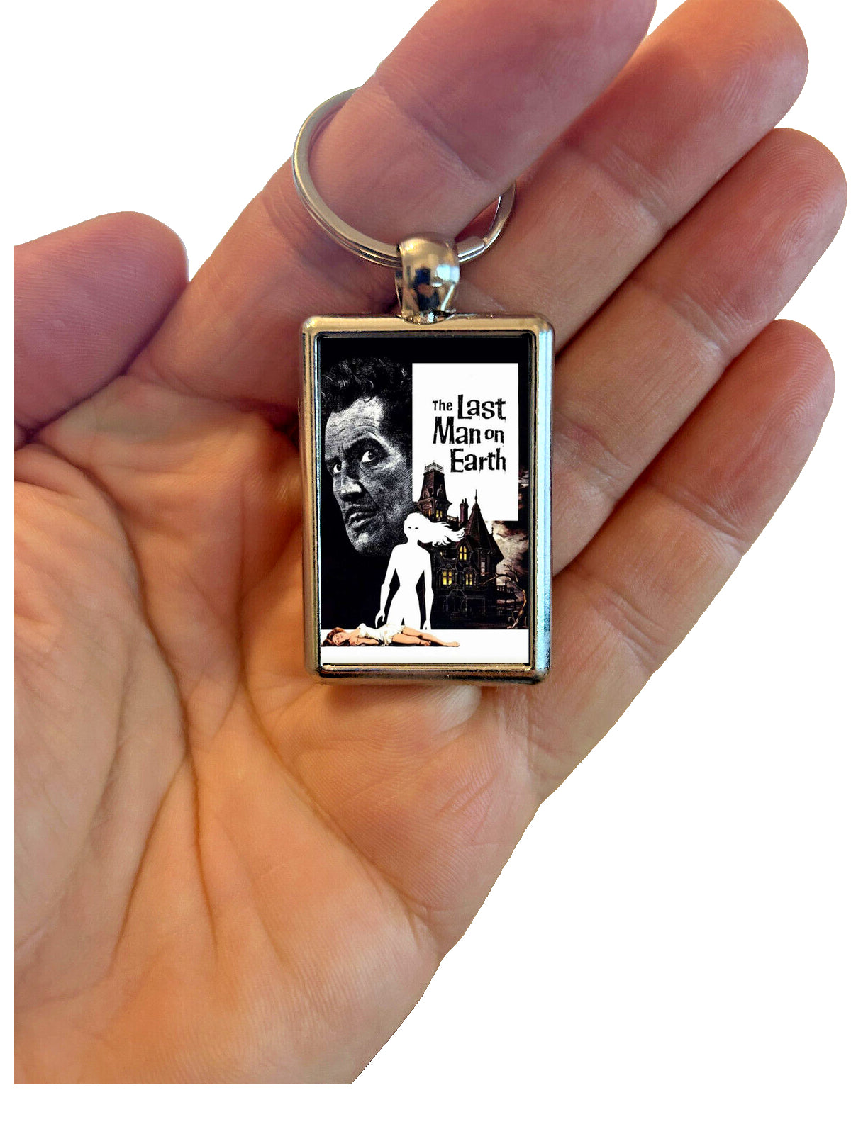 The Last Man On Earth Metal Keyring β Vincent Price Classic Horror Collectible