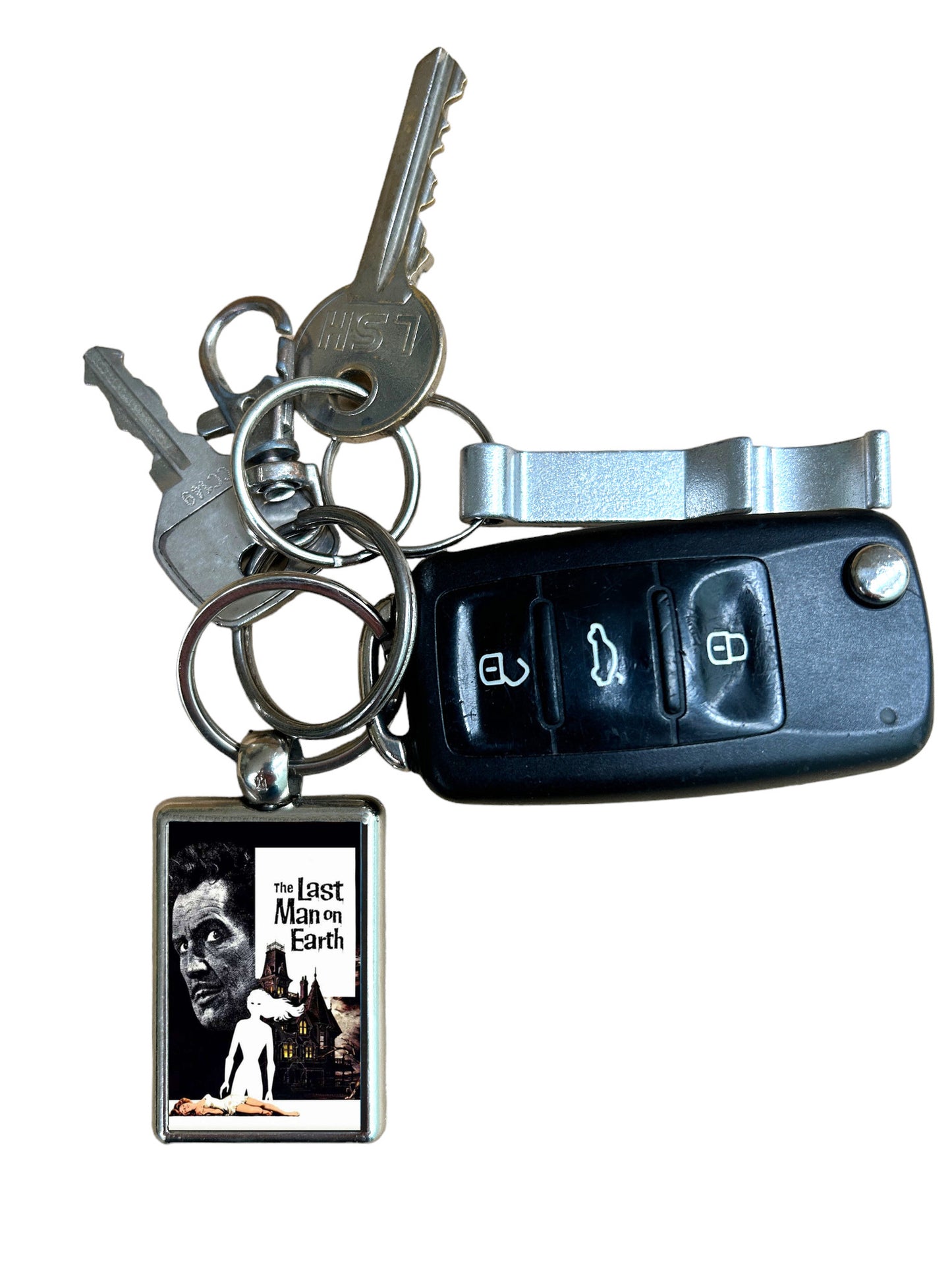 The Last Man On Earth Metal Keyring β Vincent Price Classic Horror Collectible