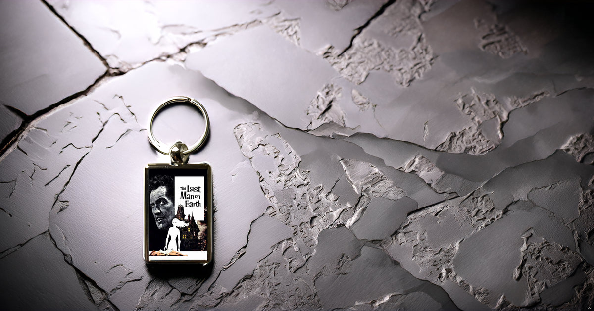 The Last Man On Earth Metal Keyring β Vincent Price Classic Horror Collectible