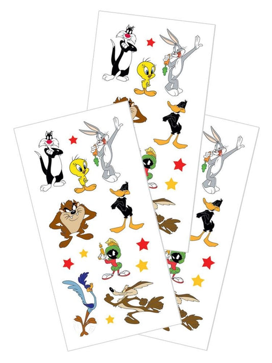 Looney Tunes Characters 5 x 30 CM Sheet of Licensed Stickers