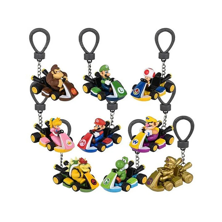 Mario Kart Collectable Backpack Buddies - Single Random Mystery Kart