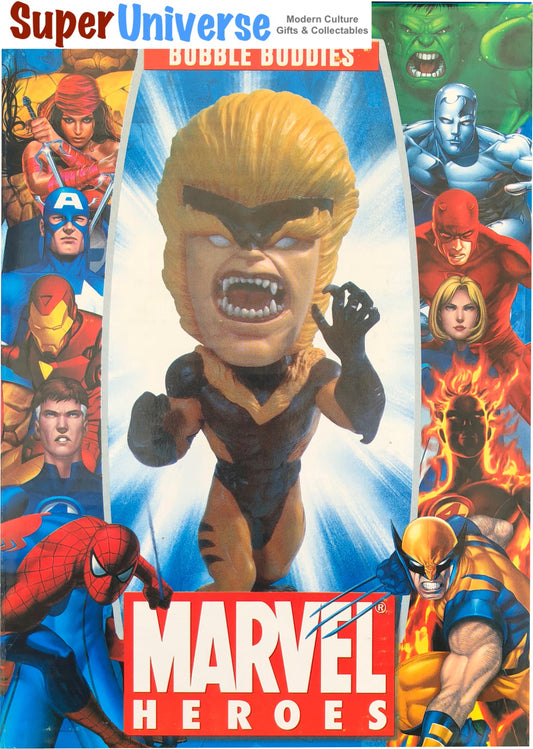 Marvel Comics X-Men Sabretooth 18 cm Bobble Figure RARE!