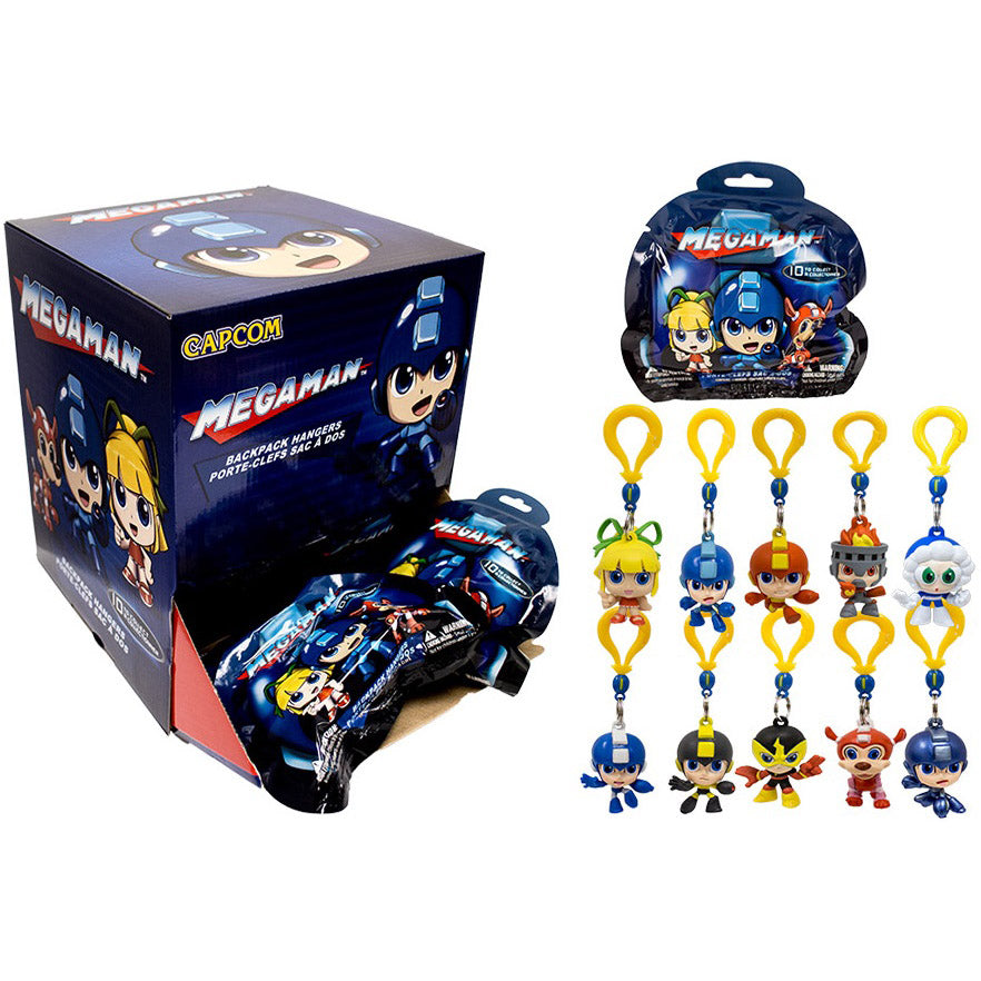 Megaman Keyrings Backpack Hangers Single Mystery Pack