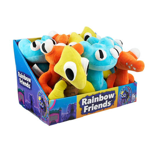 Rainbow Friends Series 2 8-Inch Collectible Plush – Orange, Yellow, and Cyan Characters