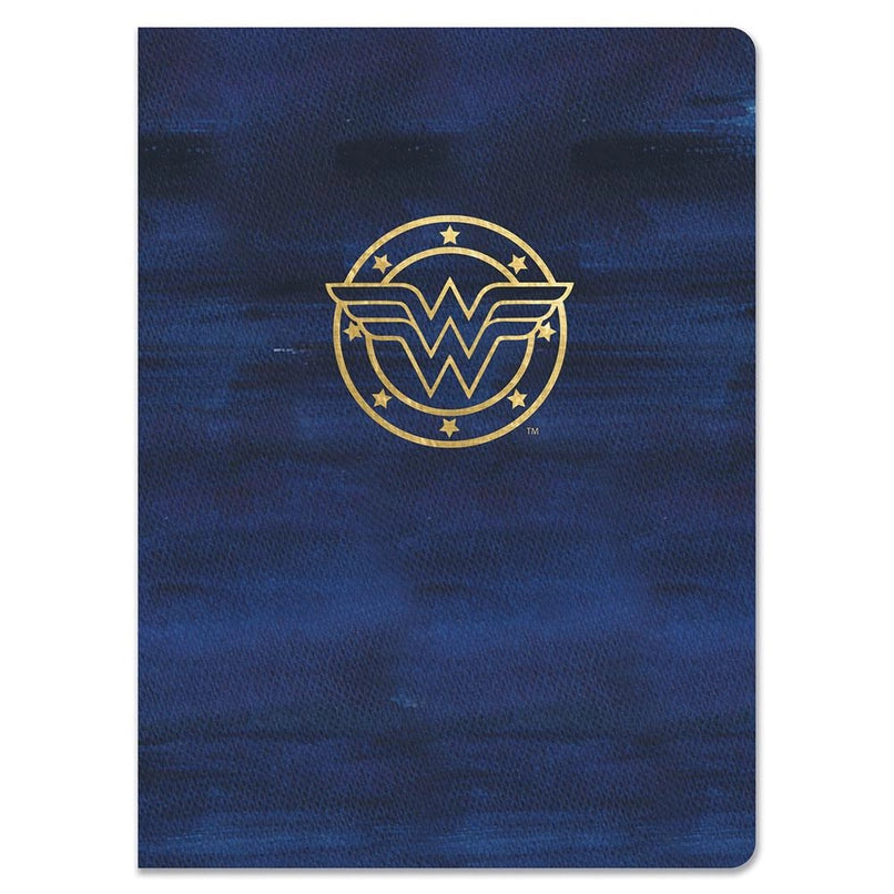 DC Comics Wonder Woman Navy Logo Journal – Unleash Your Inner Hero!