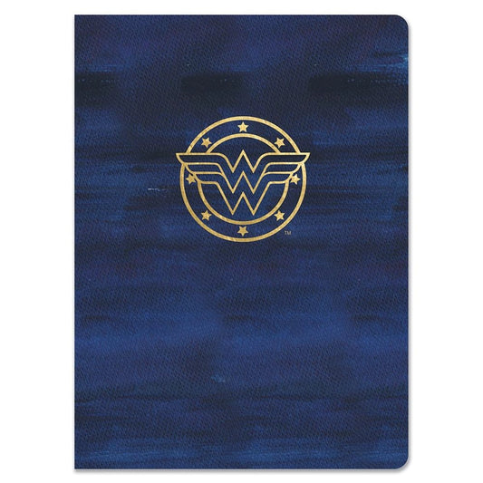 DC Comics Wonder Woman Navy Logo Journal – Unleash Your Inner Hero!