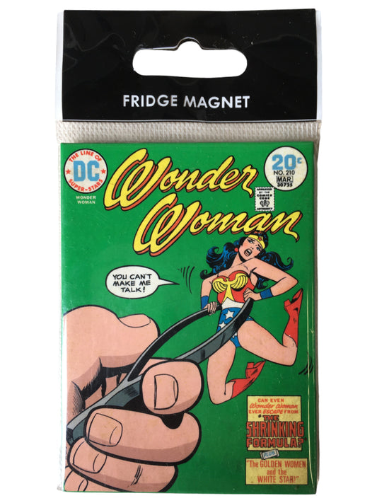 DC Comics Wonder Woman Comics No 210 Shrinking Formula Metal Fridge Magnet