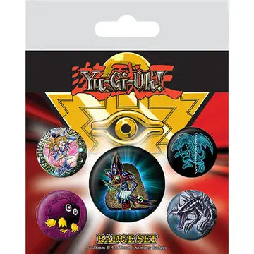 Yu-Gi-Oh set of 5 Licensed Pin Badges