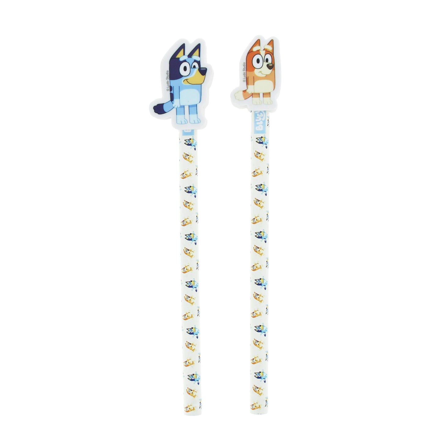 Bluey Fully Licensed Pencil and Eraser Set