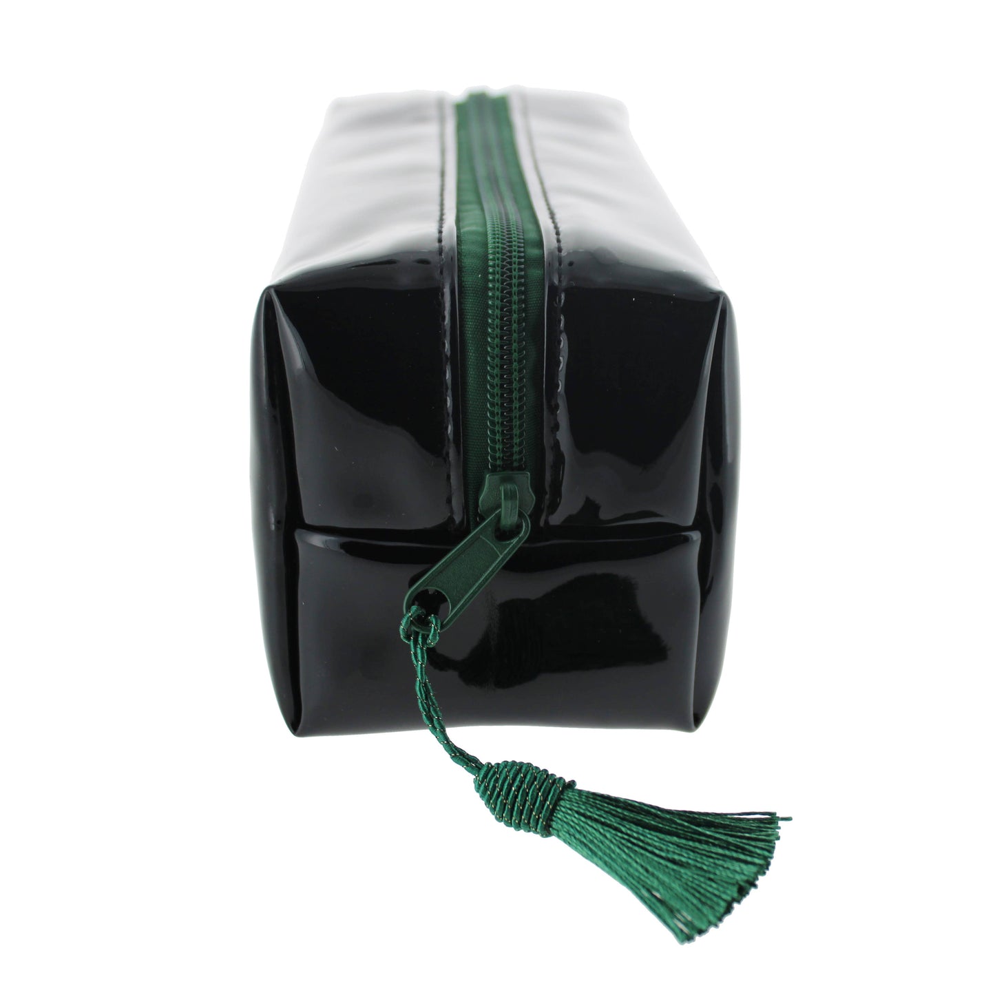 Wicked Officially Licensed Pencil Case – Black PVC with Green Tassel Zip & Quotes