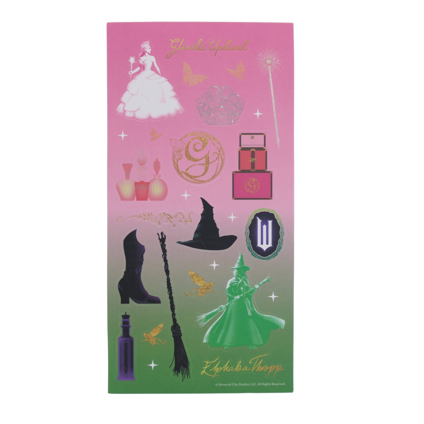 Wicked 27 set of Officially Licensed Stickers