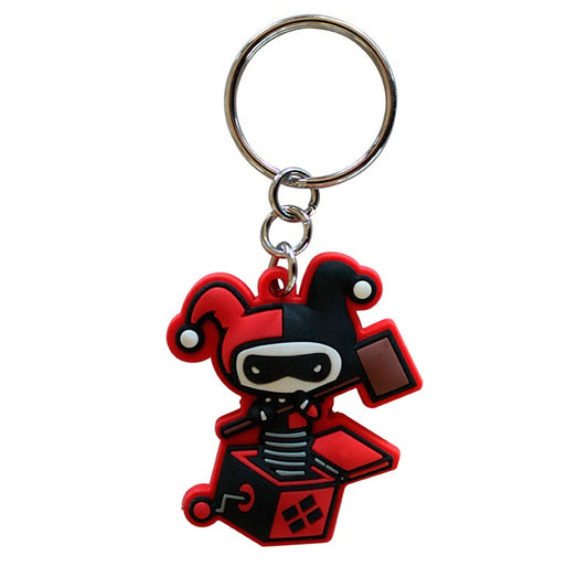 DC Comics Batman Harley Quinn - Harley in the Box PVC Keyring