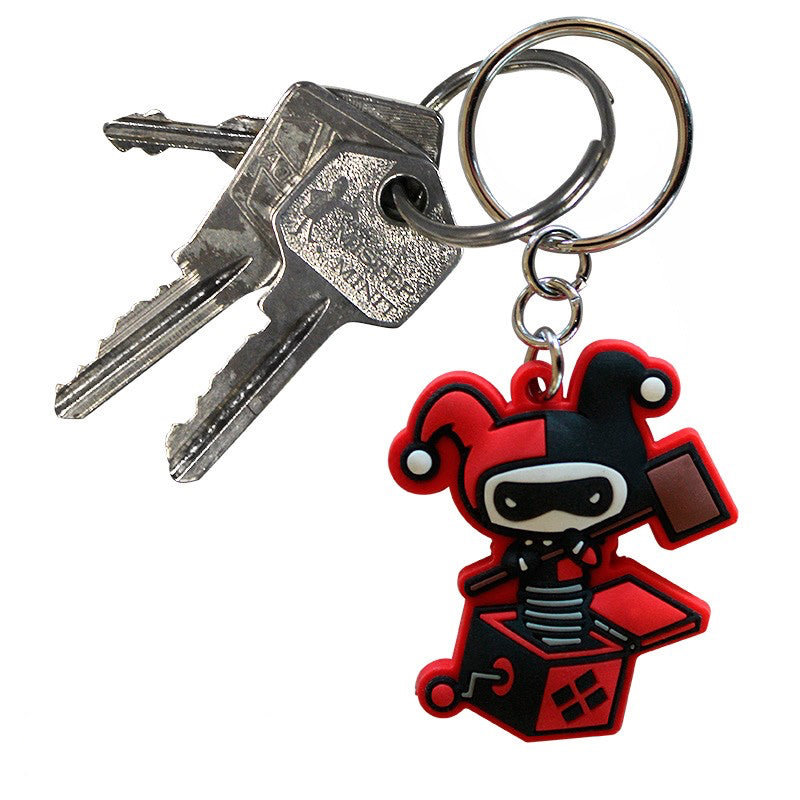 DC Comics Batman Harley Quinn - Harley in the Box PVC Keyring