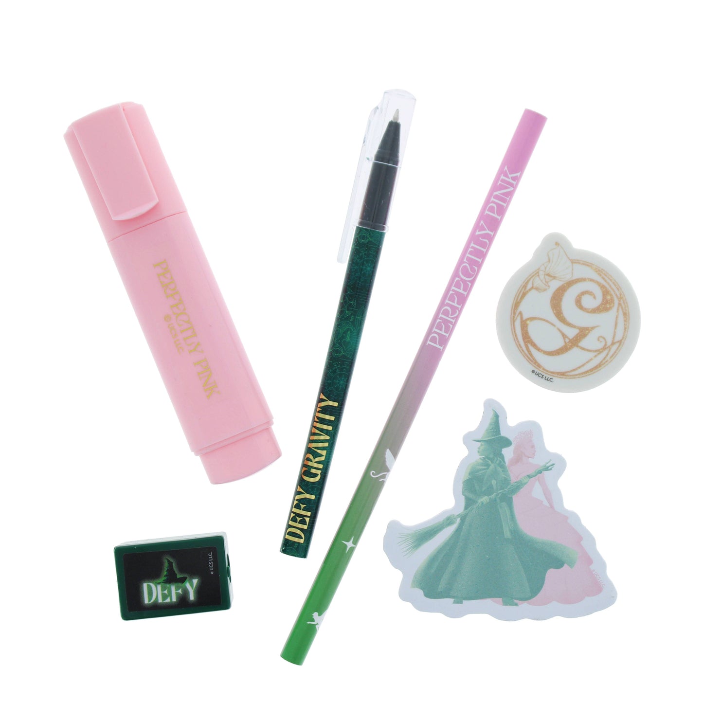 Wicked The Musical Stationery Set β Officially Licensed Fan Must-Have | A5 Notebook, Sticky Notes, Pen & More!