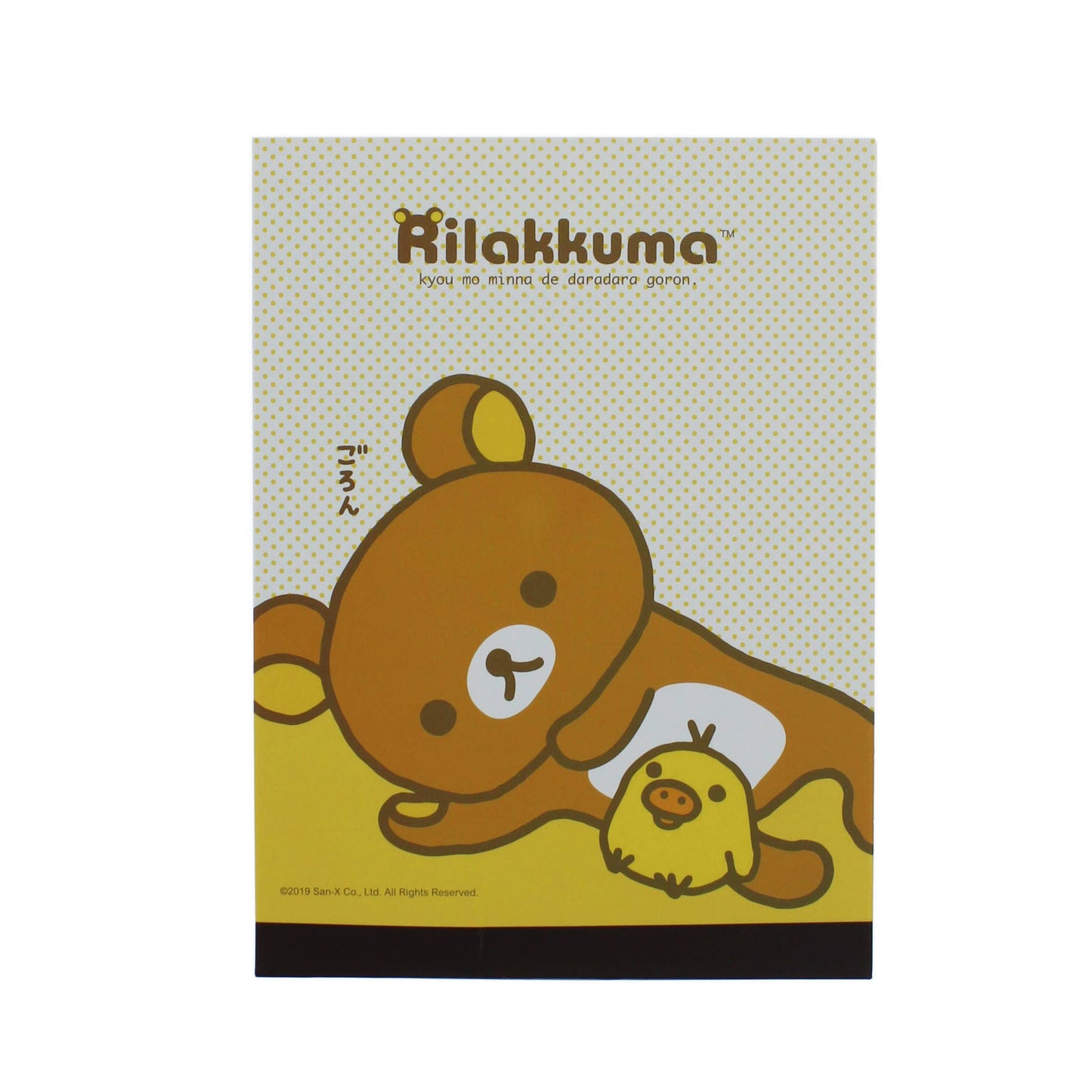 Rilakkuma A6 Notepad – Officially Licensed Kawaii Stationery | 60 Sheets & Die-Cut Pages