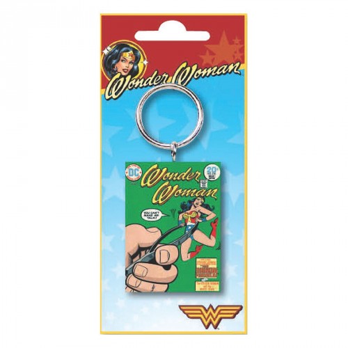 DC Comics Wonder Woman Metal Keyring The Shrinking Formula Comic Cover