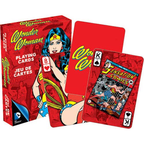 DC Comics Wonder Woman Retro Licensed Playing Cards - For Collectors and Fans