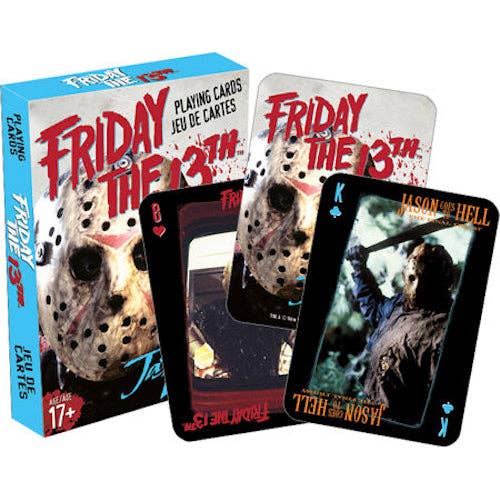 Friday The 13th Classic Horror Movie Playing Cards