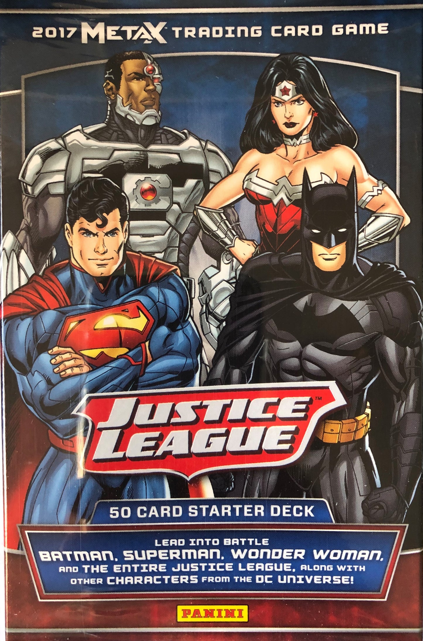 Panini MetaX Justice League Trading Cards - 50 Card Starter Pack New and Sealed