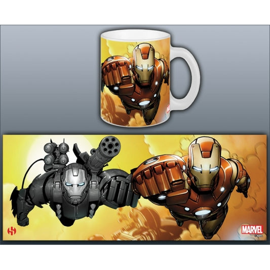 Tasse en boîte Marvel Comics Iron Man et War Machine 320 ml