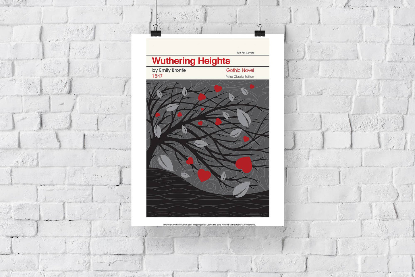 Emily Bronte- Wuthering Heights - 11X14” Premium Art Print